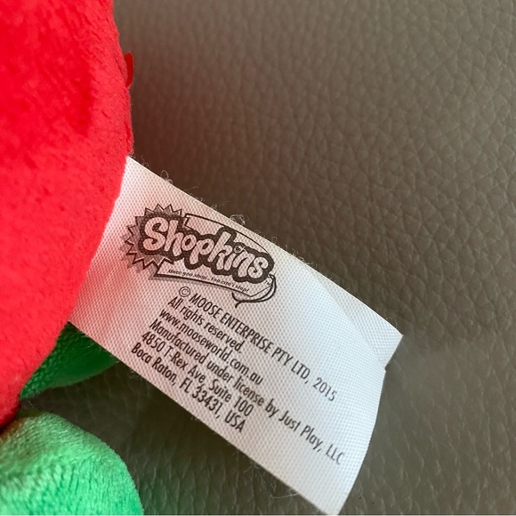 Shopkins Strawberry Kiss plush Stuffed Animal  7” 2015 - Picture 6 of 6